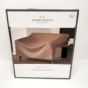 Threshold 55.5" Outdoor Loveseat Cover Heavy Duty Weather Resistant